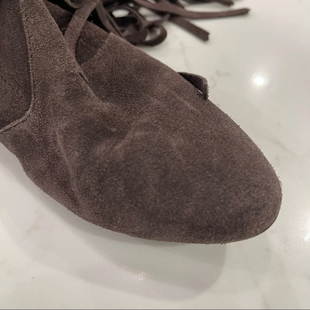 Sam Edelman brown fringe booties - Picture 13 of 16